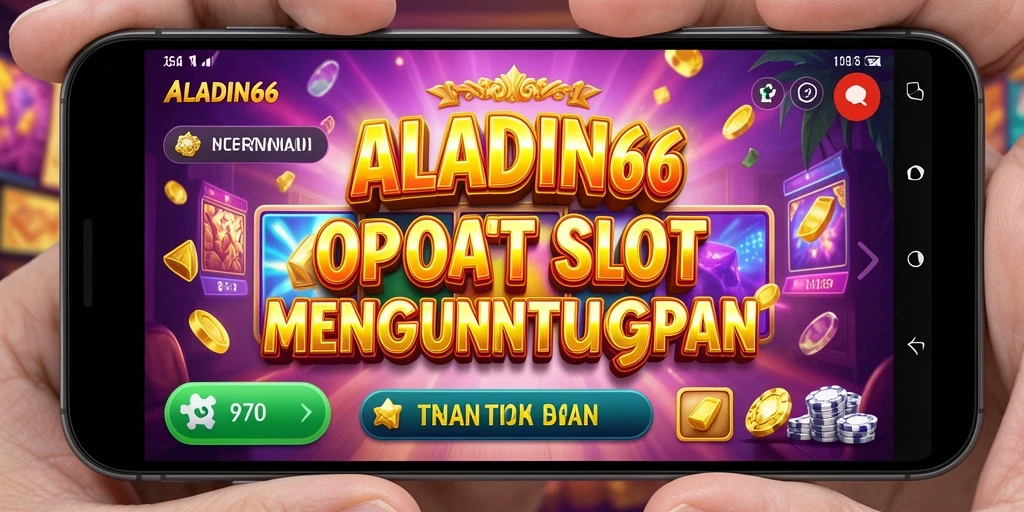 Tampilan menakjubkan dari gameplay Slot di ALADIN66.