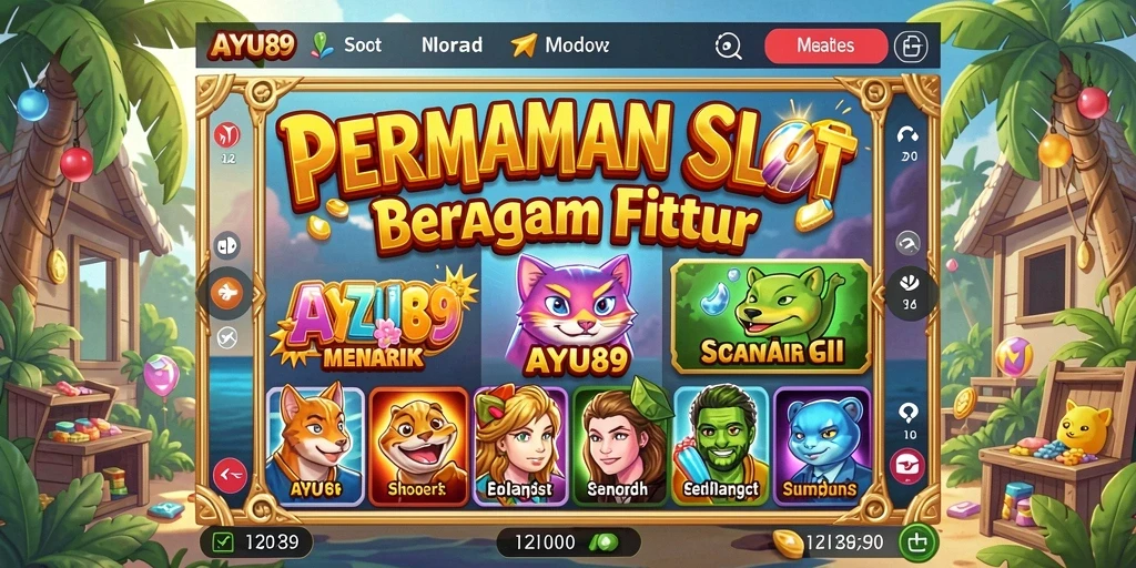 Tampilan gameplay seru AYU89 dengan grafis slot yang menarik.