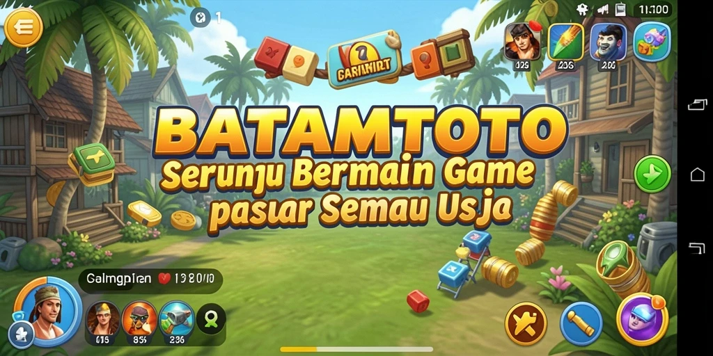 Tampilan menarik dari gameplay seru dalam BATAMTOTO.