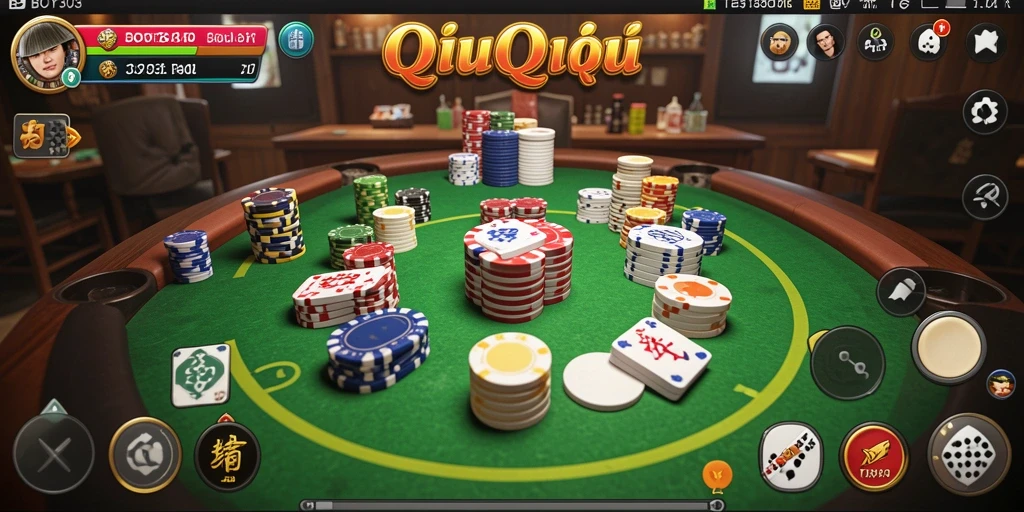 Tampilan gameplay QiuQiu yang menarik dari BOY303.