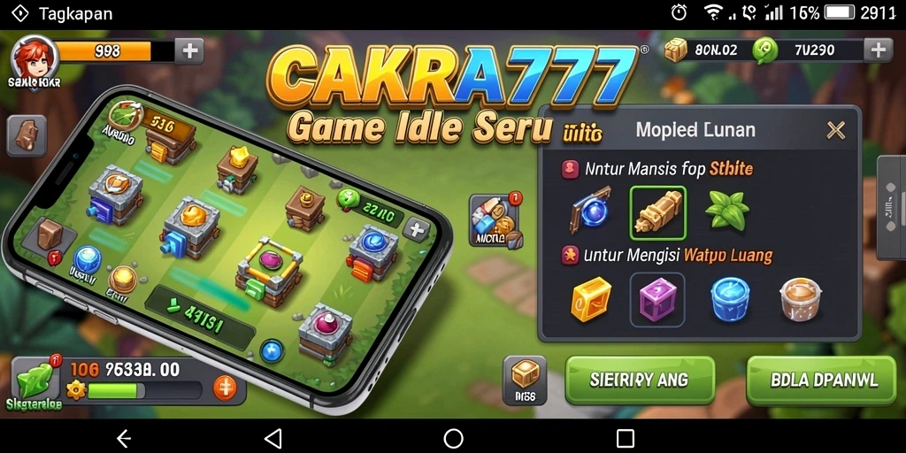 Tampilan gameplay CAKRA777 yang menarik dan interaktif.