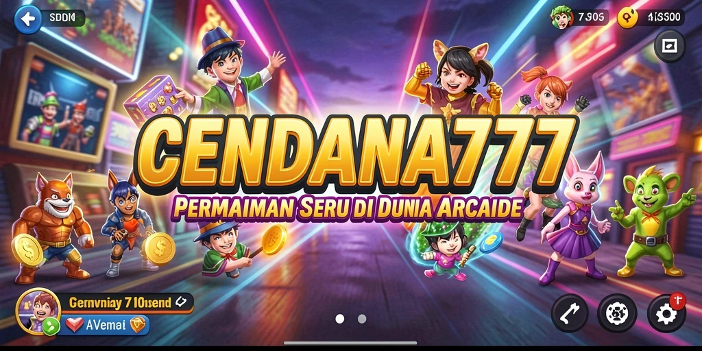 Tampilan gameplay CENDANA777 yang menarik dan penuh warna.