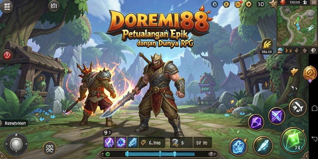 Tampilan gameplay menarik DOREMI88 yang penuh aksi.
