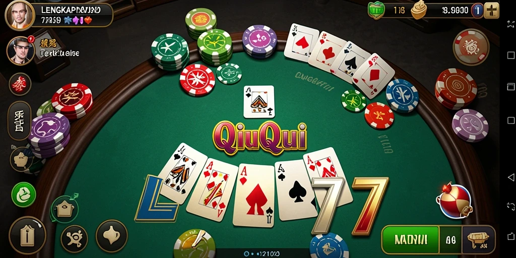 Gameplay QiuQiu yang menarik dan interaktif di LENGKAP777.