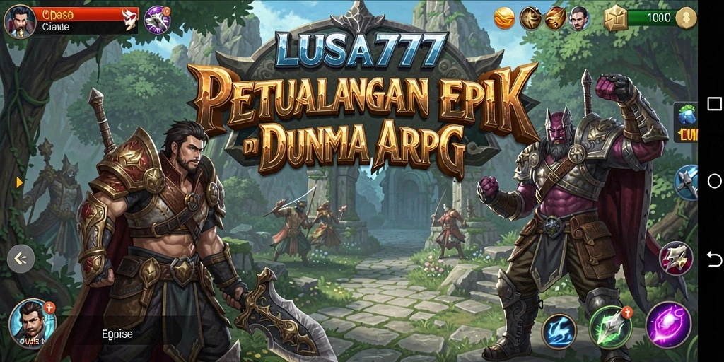 Tampilan menarik dari gameplay LUSA777 dengan pertarungan epik.