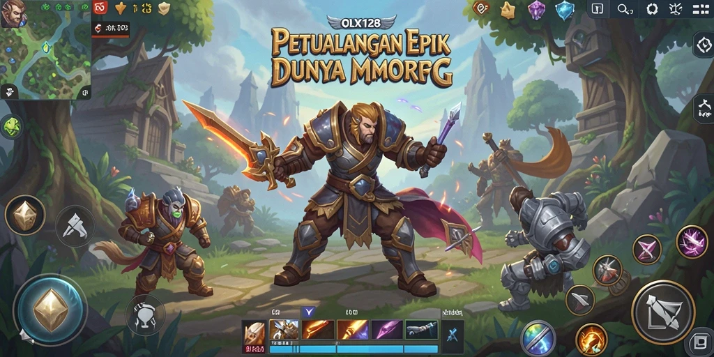 Tangkapan layar OLX128 menunjukkan aksi mendebarkan dalam pertempuran epik.