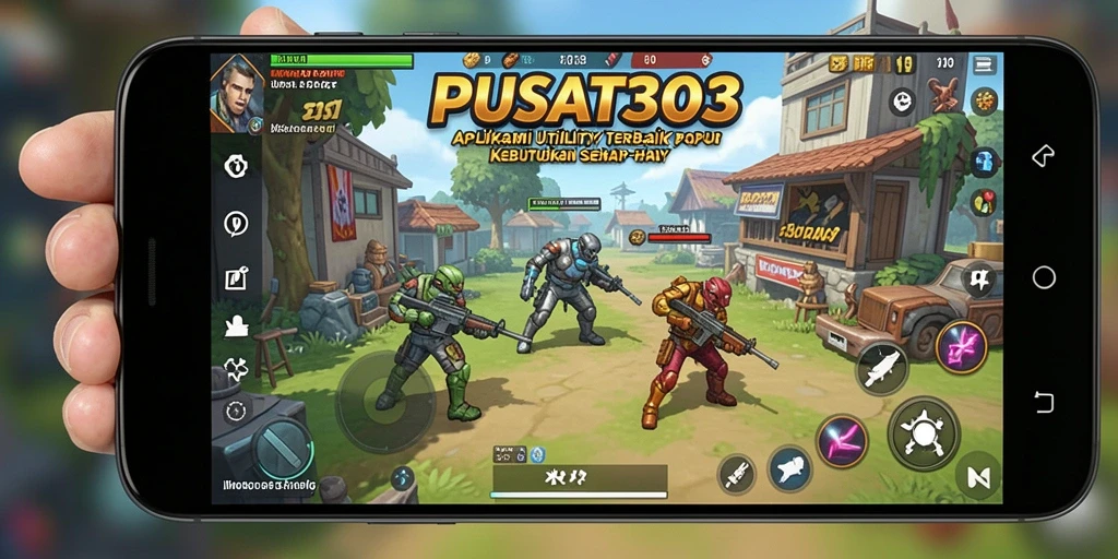 Tampilan antarmuka sederhana dan fungsional dari PUSAT303.