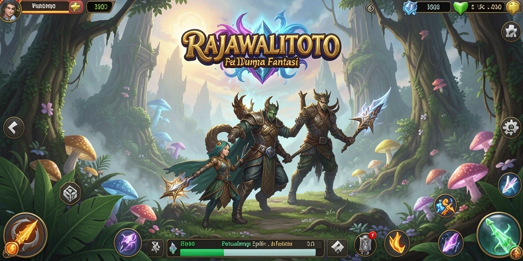 Tangkapan layar gameplay RAJAWALITOTO yang menampilkan pertarungan seru.