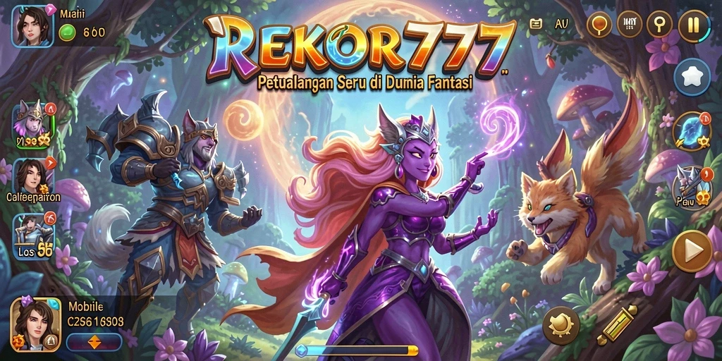 Tampilan gameplay menakjubkan di dunia penuh petualangan.