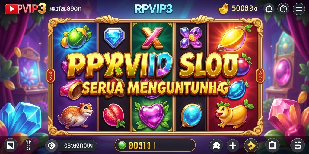 Screenshot RPVIP3 menunjukkan aksi menarik dalam permainan Slot.