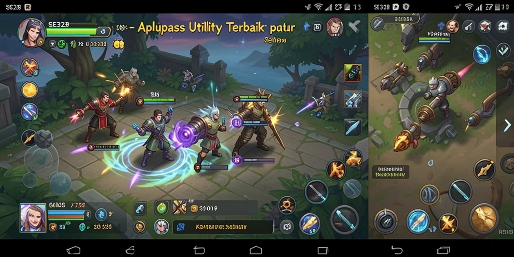 Screenshot SE328 yang menunjukkan antarmuka aplikasi Utility yang mudah digunakan.