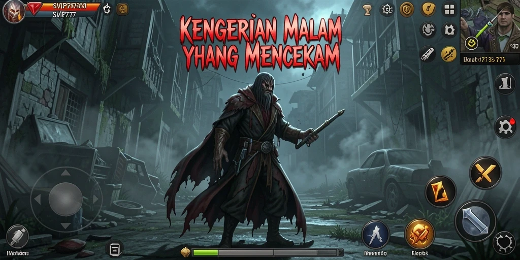 Tampilan gameplay SVIP777 yang menakutkan dan mendebarkan.