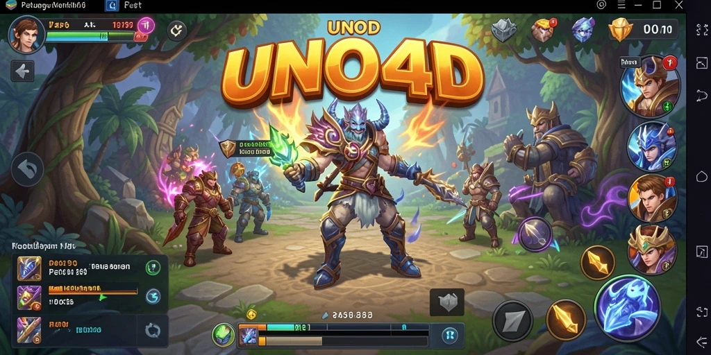 Tampilan gameplay seru dalam dunia RPG yang menantang.