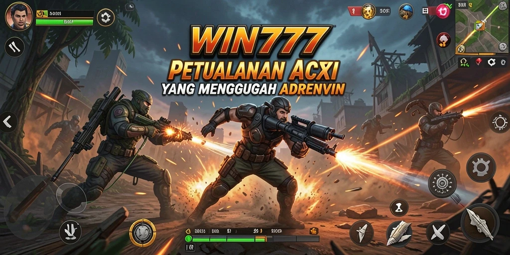 Tampilan asli gameplay WIN777 dengan aksi mendebarkan.